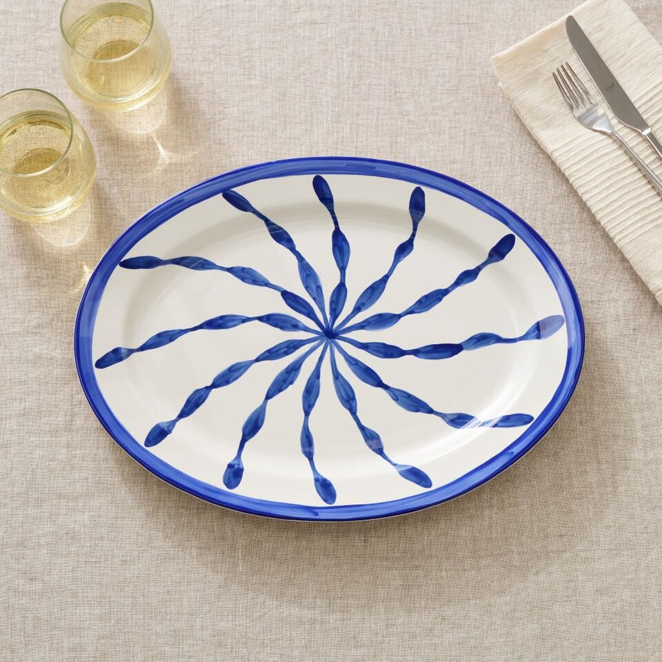 Cabana Handpainted Serveware Platter West Elm Australia